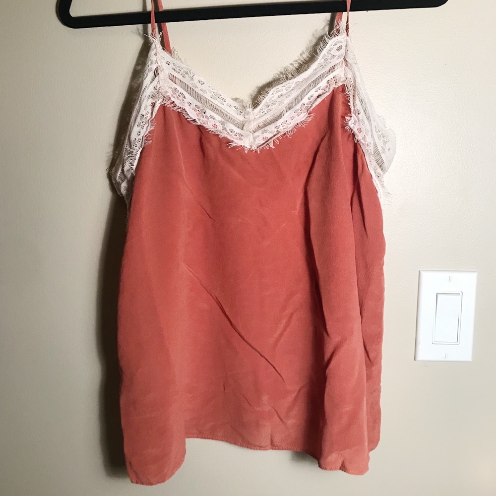 Lace Silk Tank